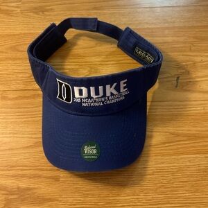 duke blue devils 2015 national championship visor hat